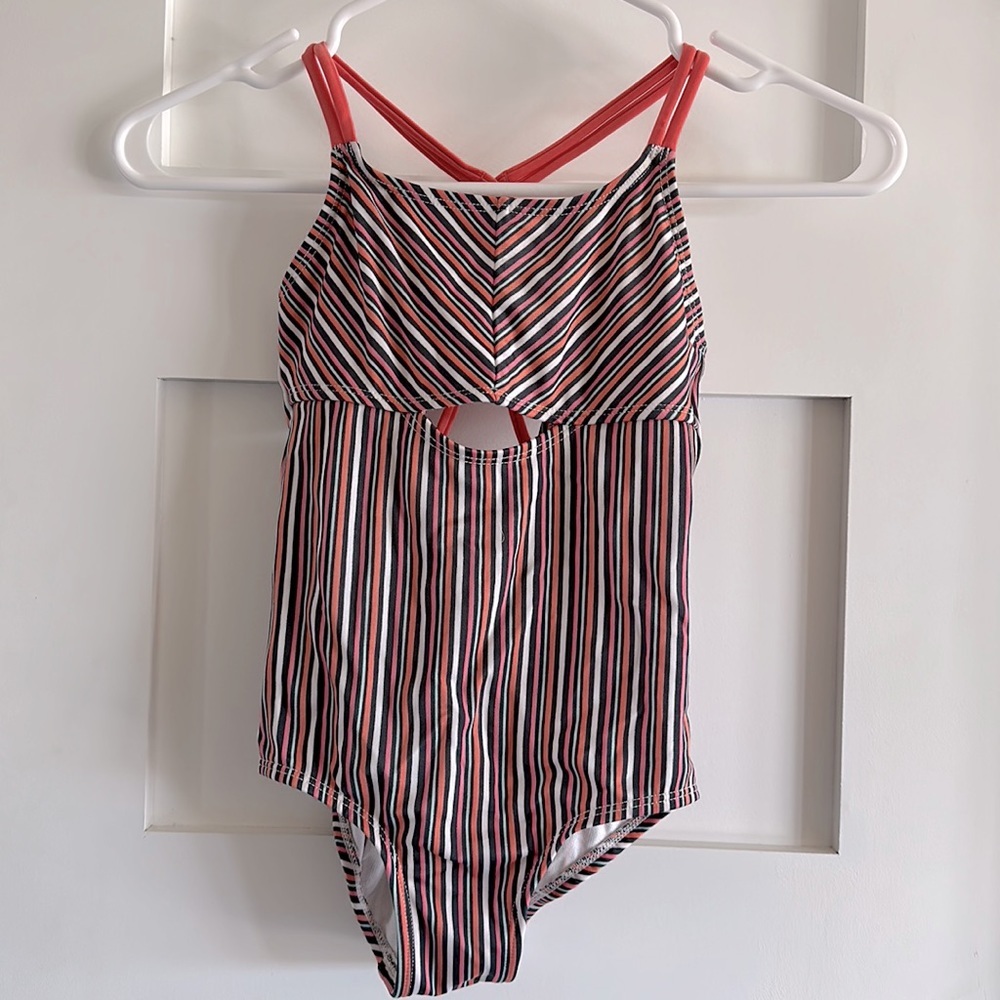 Girls One Piece Swimsuit- Size 6